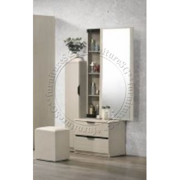 (Clearance) Longdale Dressing Table White Wash
